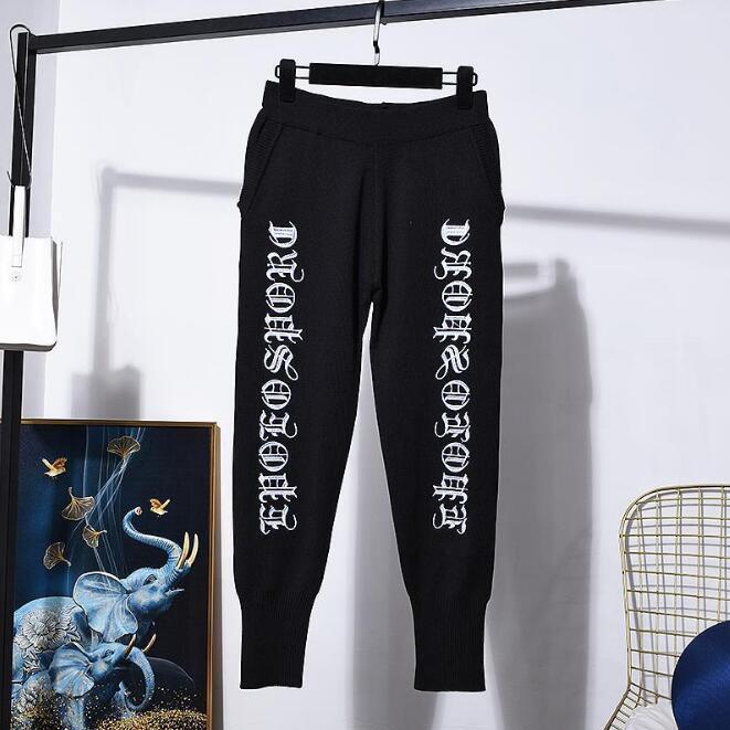 Damen Strick-Set mit Adler-Stickerei | Pullover & Hose 2-teilig - Sportswear Iron Monkey 23