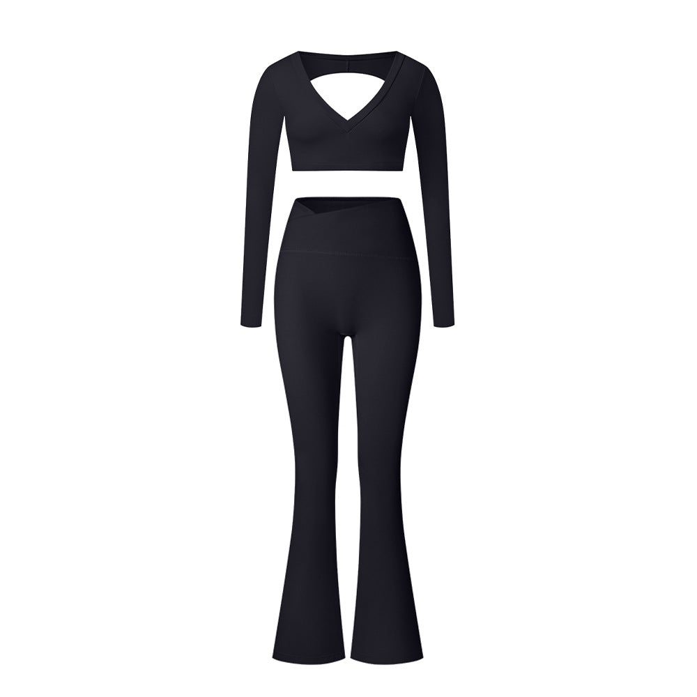 Premium Yoga-Set Damen 2-teilig – High-Waist Fitness Set mit Shaping-Effekt - Sportswear Iron Monkey 23