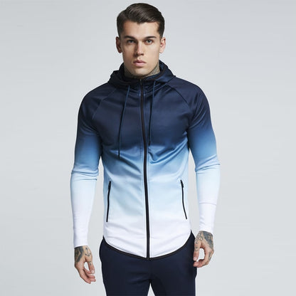 Premium Hooded Running Jacket Herren – Windproof Gym Training Fitness Outdoor Jogging Jacke - Sportswear Iron Monkey 23