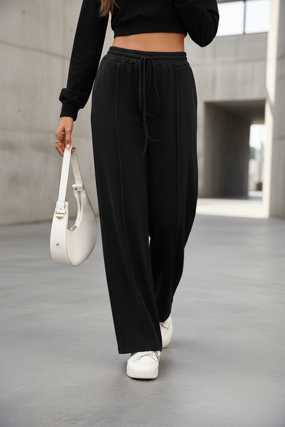 Premium Loose Pants Damen – Drawstring Hose mit Taschen & Kordelzug - Sportswear Iron Monkey 23