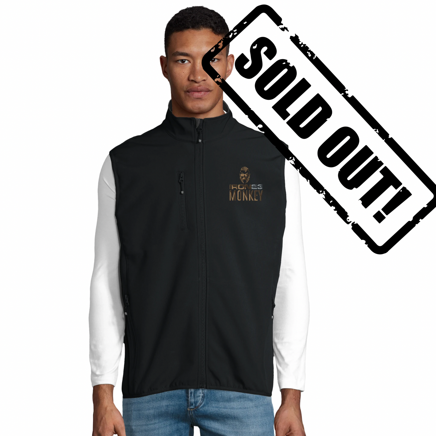 Softshell-Themoweste für Herren mit recyceltem Polyester - Sportswear Iron Monkey 23