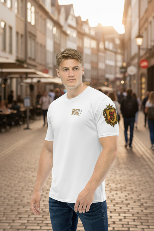 Edition Großherzog Herren-T-Shirt - 2-Wege-Stretch Jersey Baumwoll-Touch - Sportswear Iron Monkey 23
