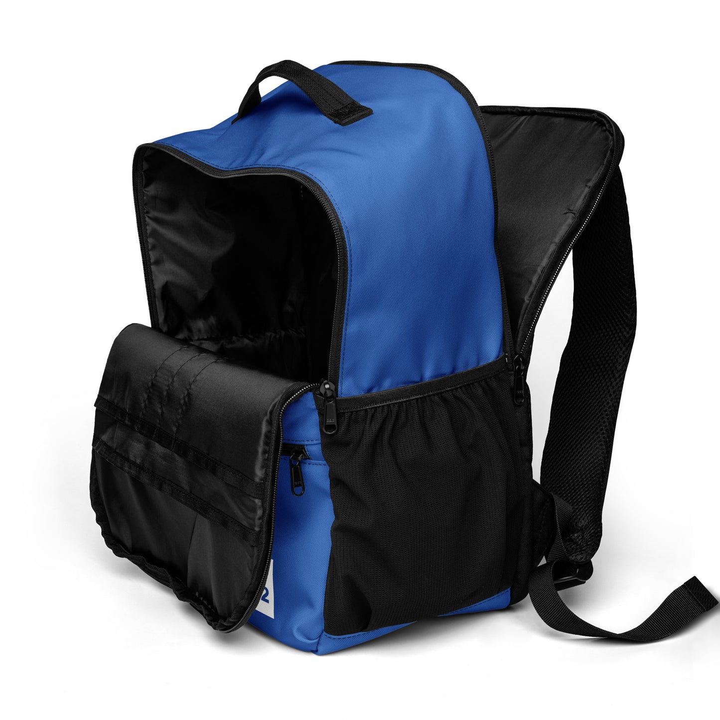 Schwarzer Allzweck-Rucksack von Sportswear Iron Monkey 23 mit All-over-Print und praktischen Tragegriffen.