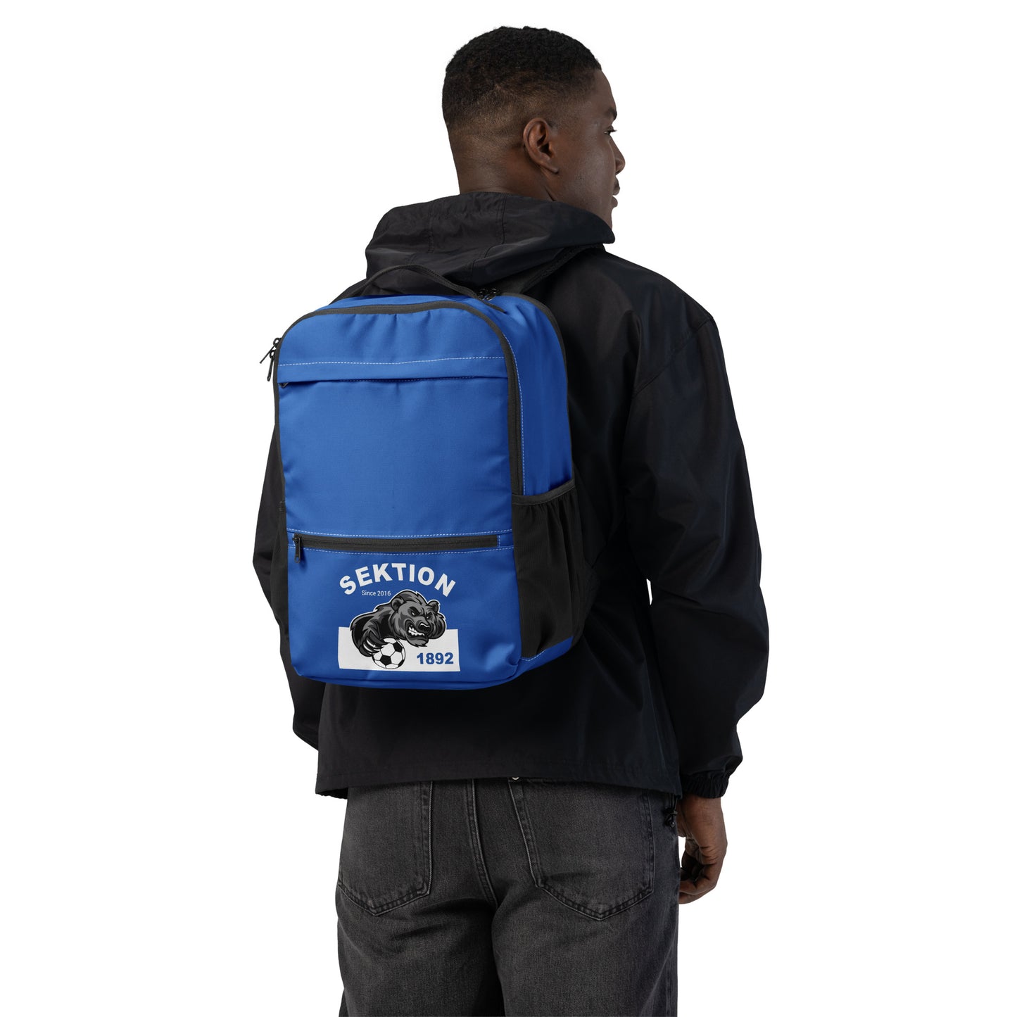 Allzweck-Rucksack von Sportswear Iron Monkey 23 mit All-over-Print in Weiß, vielseitiger Rucksack für den Alltag.
