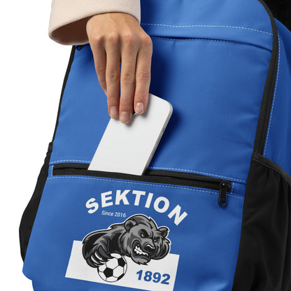 Allzweck-Rucksack von Sportswear Iron Monkey 23 mit Allover-Print in Weiß, vielseitiger Rucksack mit zahlreichen Fächern.