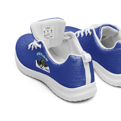 Weiße Herren-Turnschuhe von Sportswear Iron Monkey 23, Rückenansicht, sportliche Sneakers für Männer