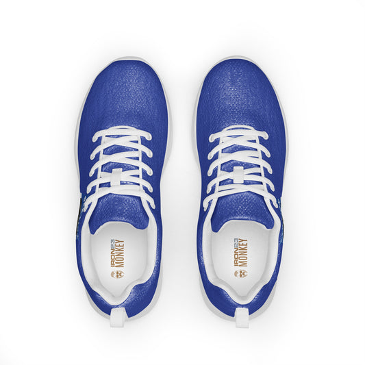 Weiße Herren-Turnschuhe von Sportswear Iron Monkey 23, Vorderansicht, bequeme Sportschuhe für Männer