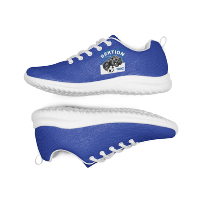 Weiße Herren-Turnschuhe von Sportswear Iron Monkey 23, sportliches Design, vorne sichtbar, ideal für sportliche Aktivitäten