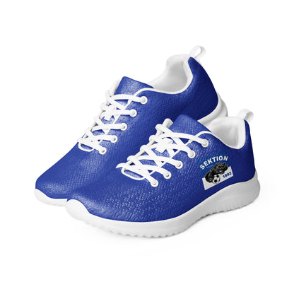 Weiße Herren-Turnschuhe von Sportswear Iron Monkey 23, linke Vorderseite, sportliches Design, bequemer Sneaker für Männer