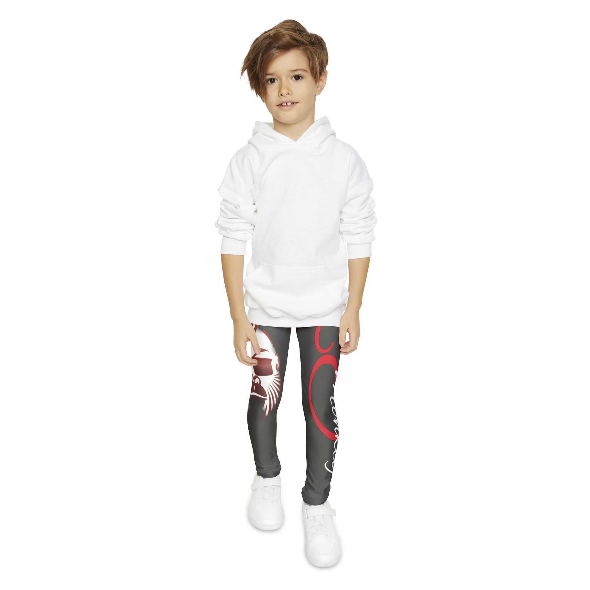 Youth Full-Length Leggings (AOP) - Sportswear Iron Monkey 23