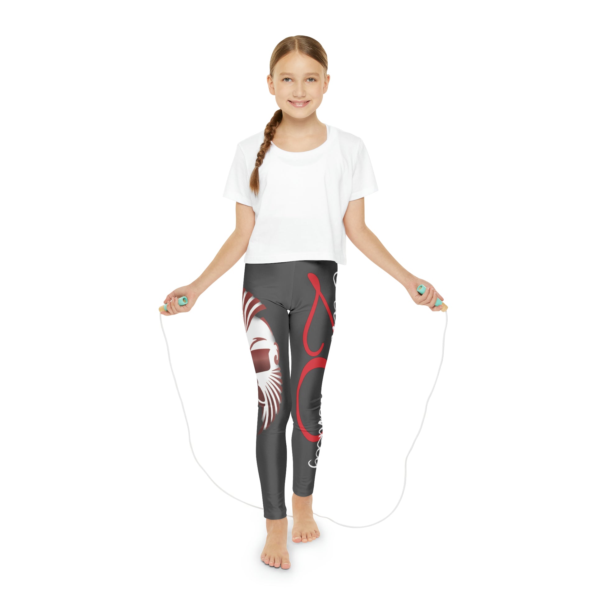 Youth Full-Length Leggings (AOP) - Sportswear Iron Monkey 23