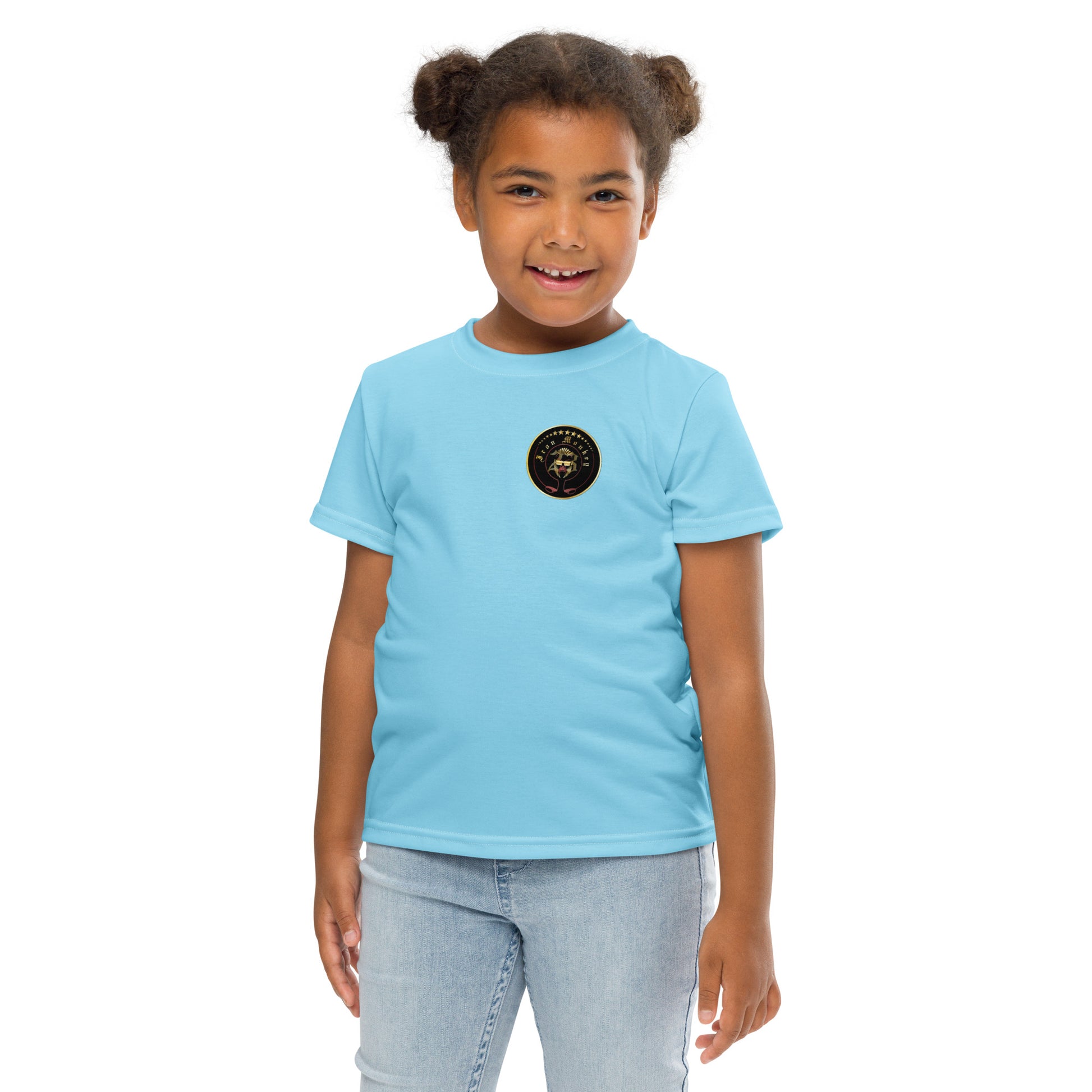 T-Shirt mit Rundhalsausschnitt für Kinder - Sportswear Iron Monkey 23