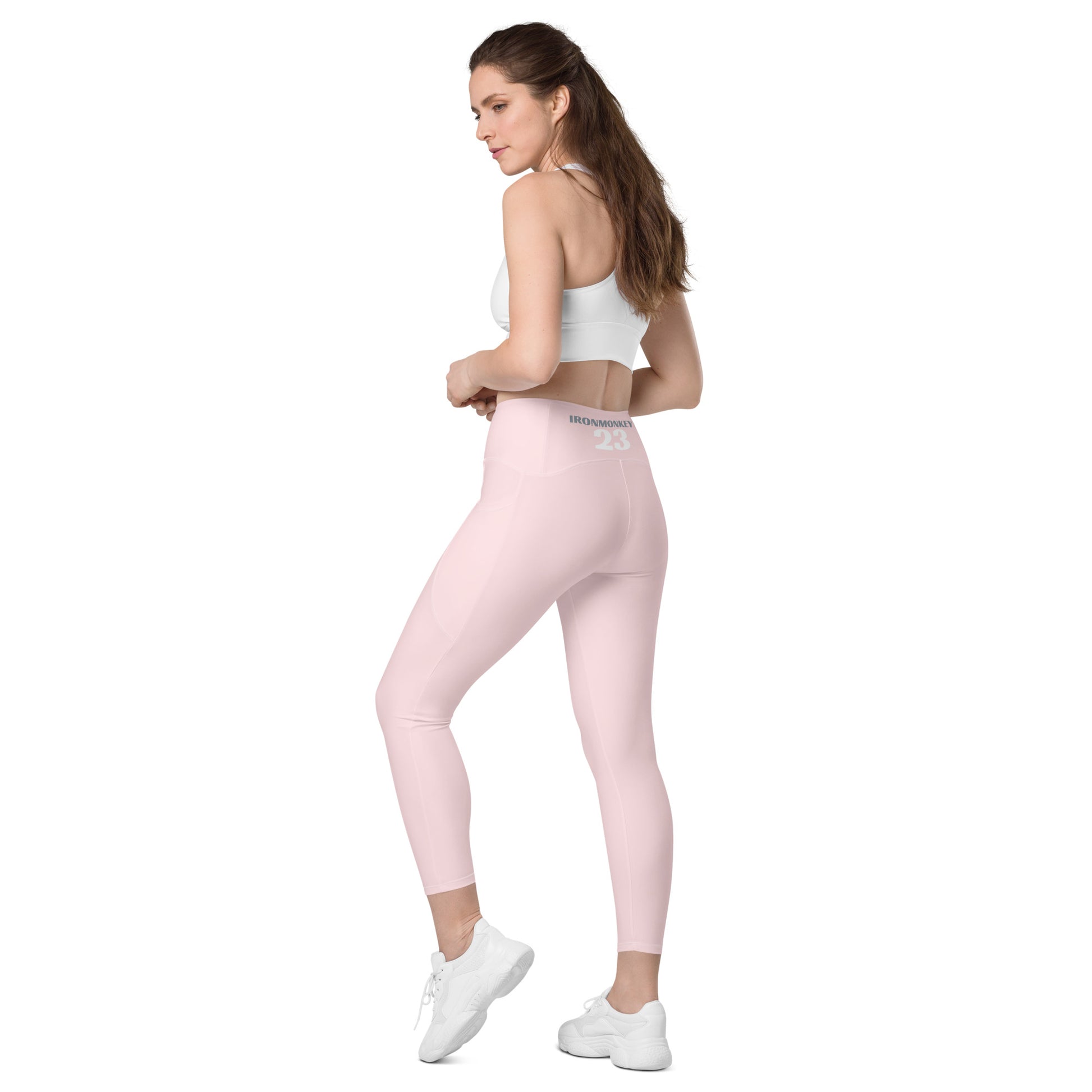 V-Bund-Leggings mit Taschen - Sportswear Iron Monkey 23