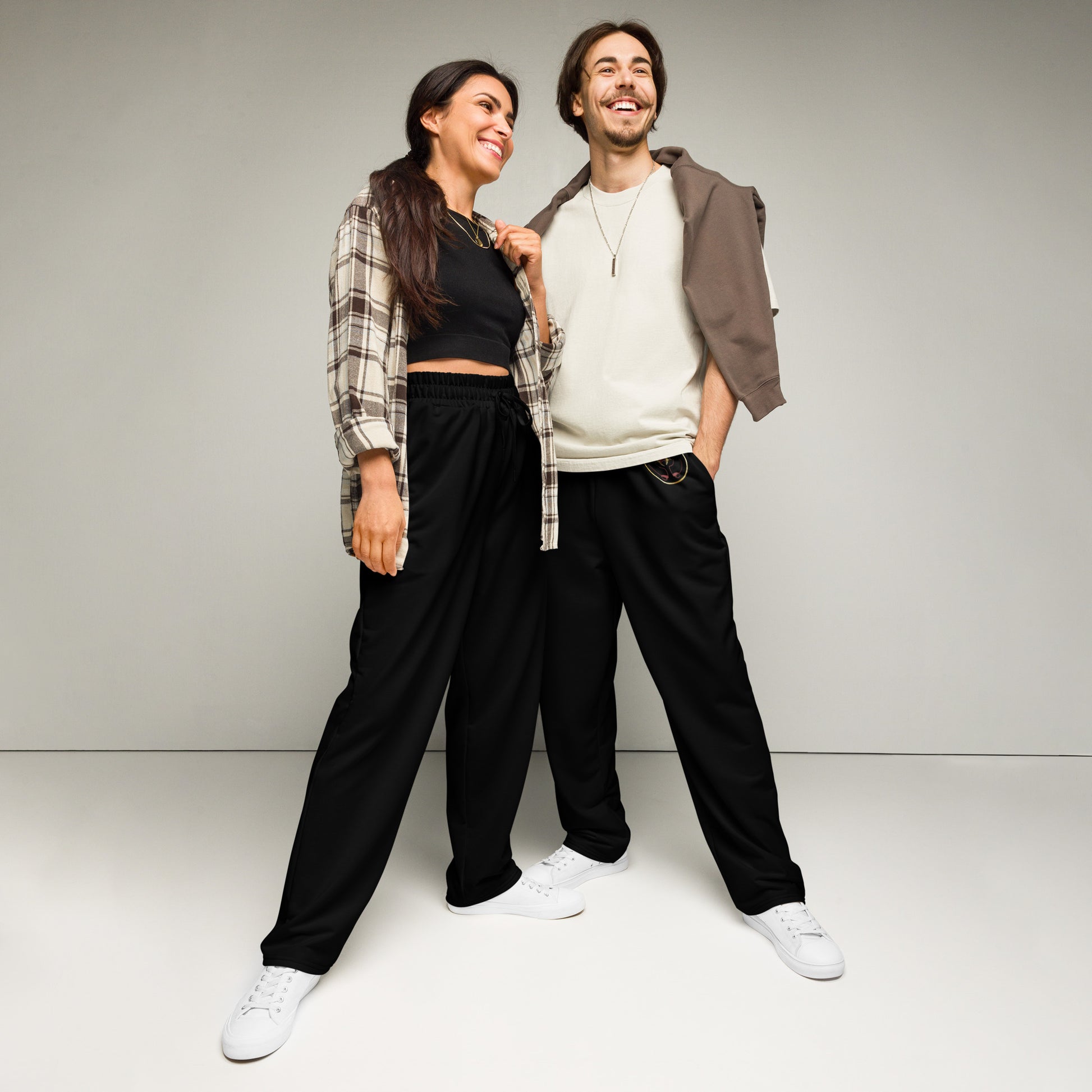 Unisex-Joggingshose mit weiten Beinen und Allover-Druck - Sportswear Iron Monkey 23