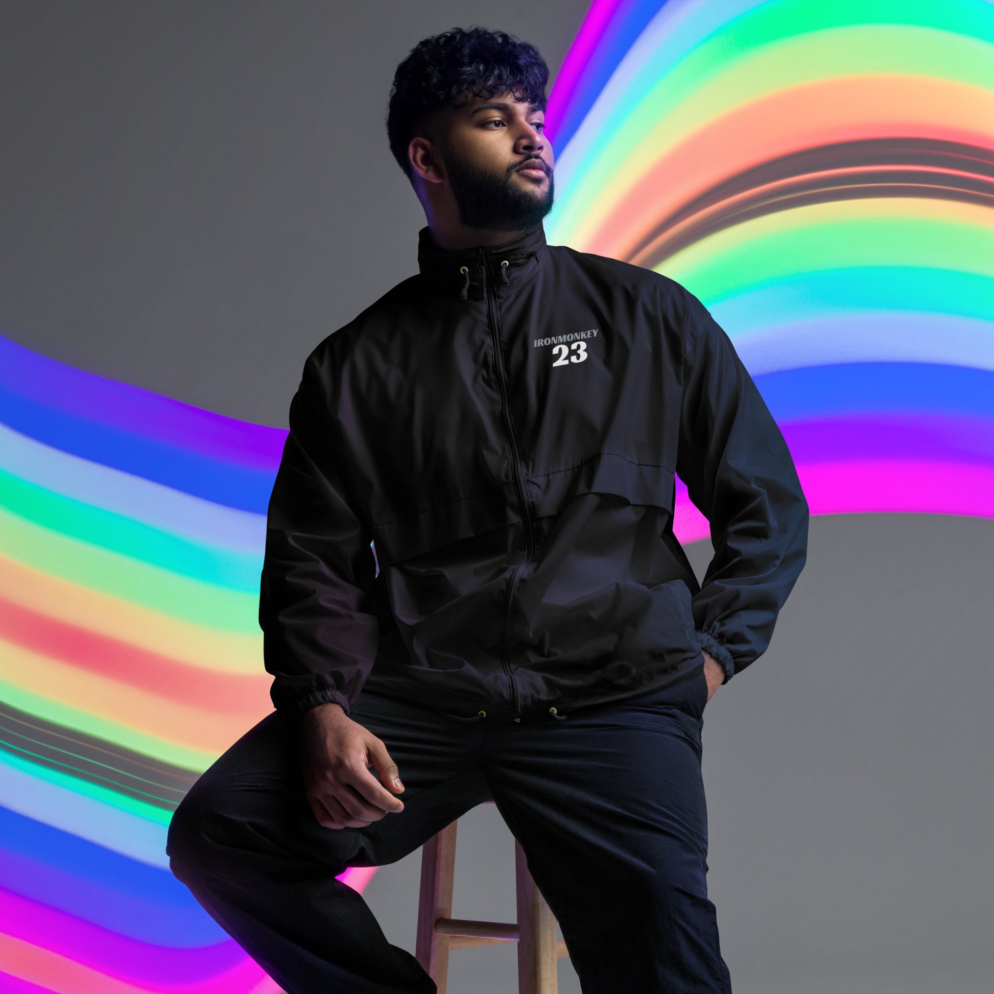 Basic-Unisex-Windbreaker - Sportswear Iron Monkey 23