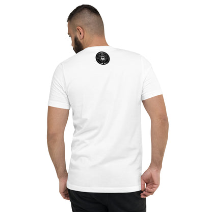 Kurzärmeliges Unisex-T-Shirt mit V-Ausschnitt - Sportswear Iron Monkey 23