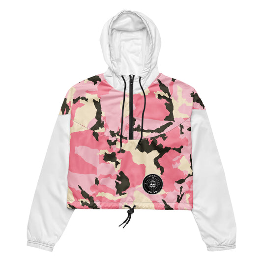 Bauchfreier Damen-Windbreaker für Damen - Sportswear Iron Monkey 23