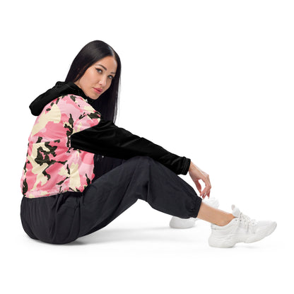 Bauchfreier Damen-Windbreaker für Damen - Sportswear Iron Monkey 23