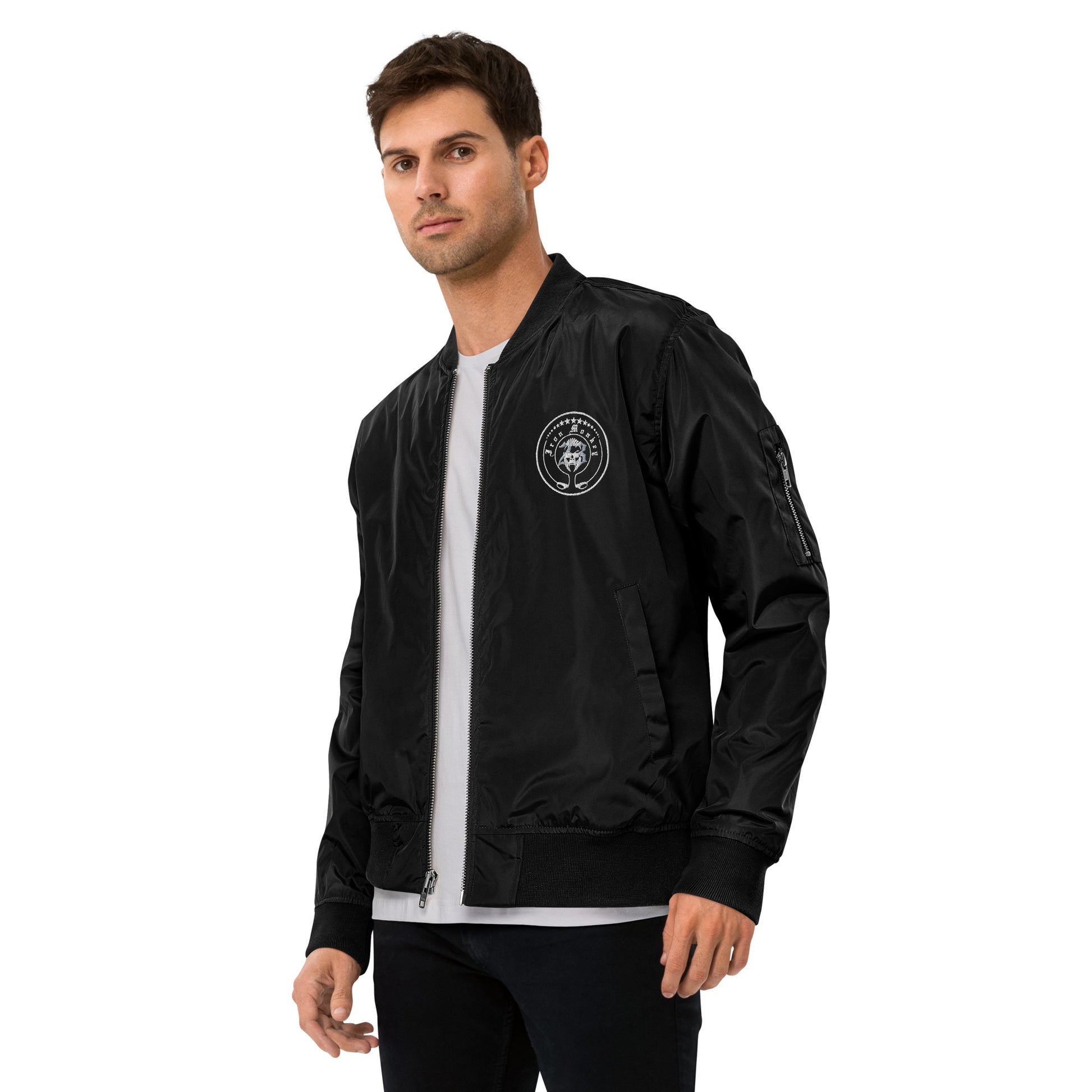 Premium Recycelte Bomberjacke - Sportswear Iron Monkey 23