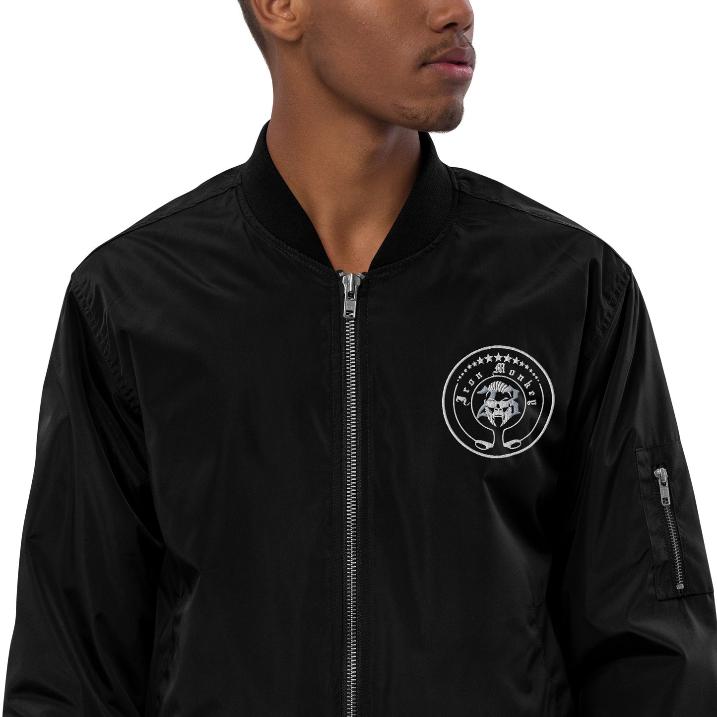 Premium Recycelte Bomberjacke - Sportswear Iron Monkey 23