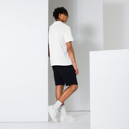 Unisex Piqué-Poloshirt von Sportswear Iron Monkey 23 in Weiß mit Fanclub Alte Dame 1892 Logo, Rückenansicht.